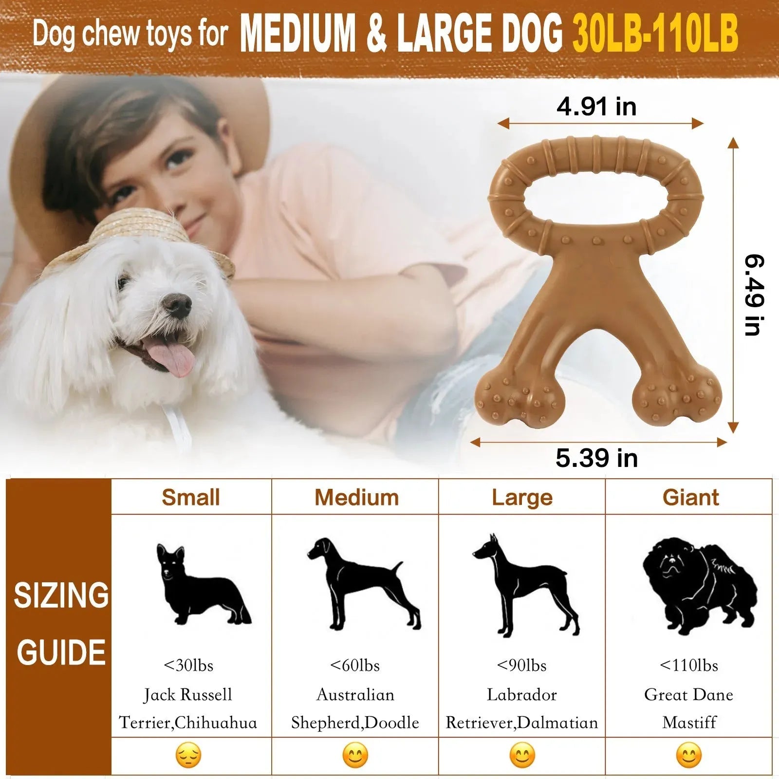 Dog Interactive Chewing Molar - Bellarte Enchanté Dog Interactive Chewing Molar